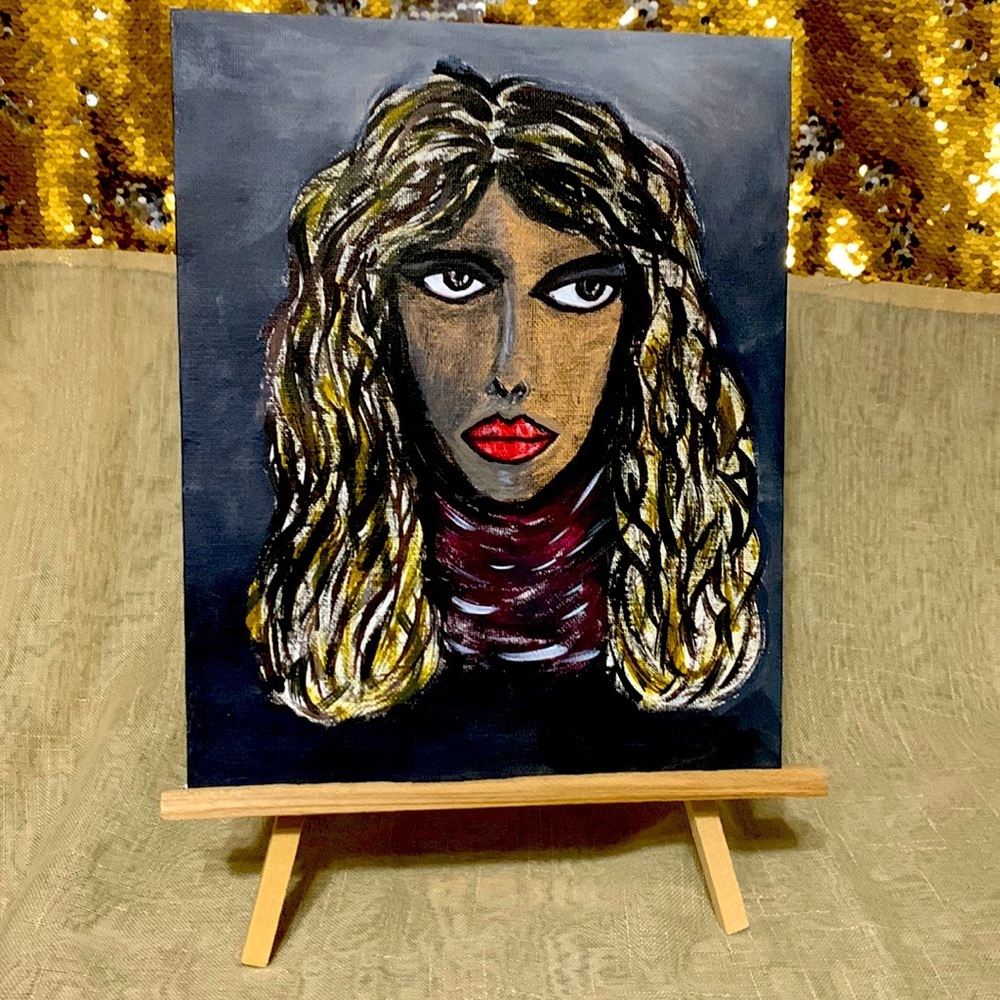 Original Portrait Miniature Painting